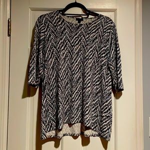 J Jill Wearable Collection 3/4 Sleeve Top